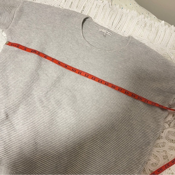 OAK + FORT Ribbed Knit Sweater Grey - Size S - Picture 11 of 11